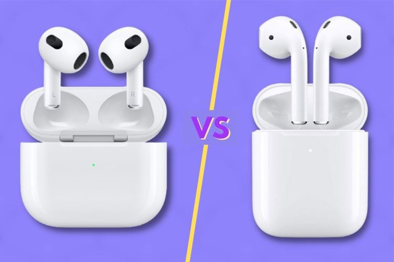 Case của hai AirPods cũng có sự chênh lệch